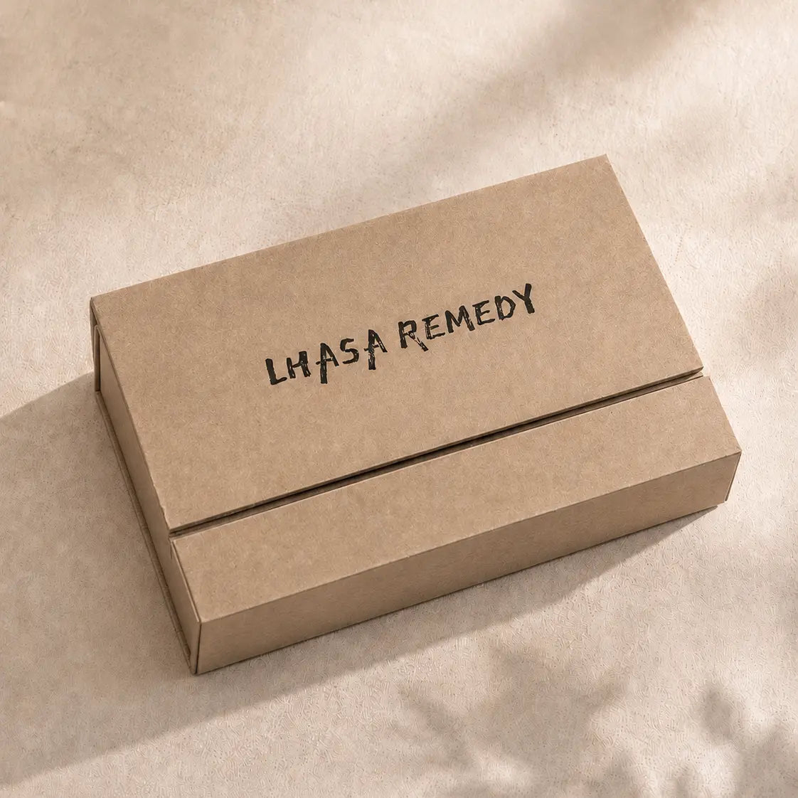 Lhasa Remedy festive Tibetan incense gift set eco-friendly kraft paper box packaging closed