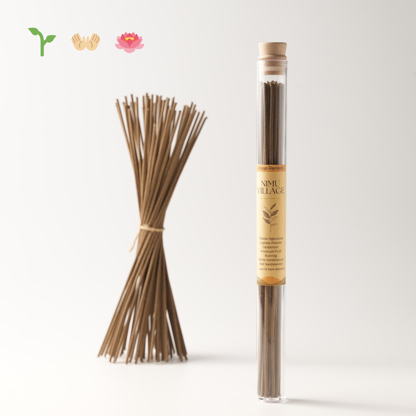 Nimu Village Incense Sticks for Stress Relief & Grounding