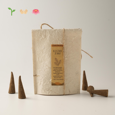 Lucky Zaki Incense Cones for Mood Uplift & Abundance Attraction