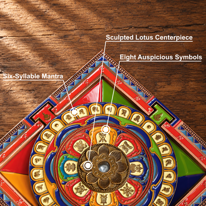 Potala Palace Five-Color Mandala Tibetan Incense Holder