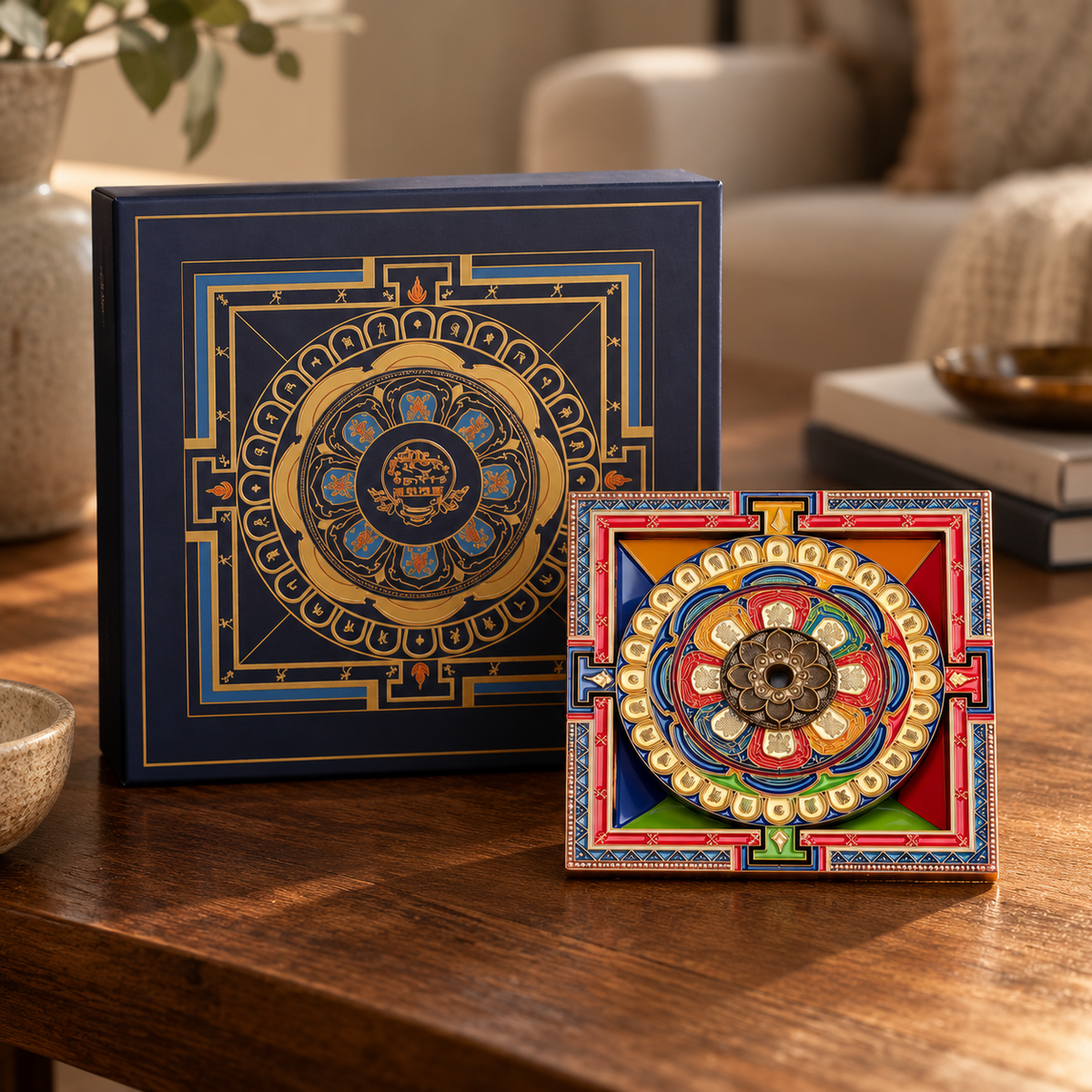 Potala Palace Five-Color Mandala Tibetan Incense Holder