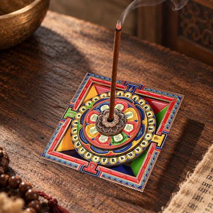 Potala Palace Five-Color Mandala Tibetan Incense Holder