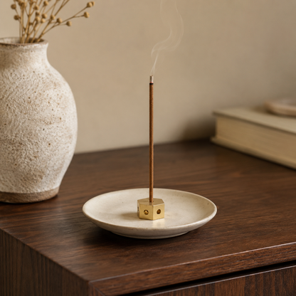 Brass 4-Hole Incense Holder