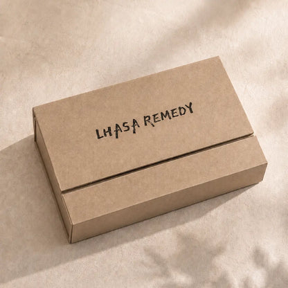 Lhasa Remedy festive Tibetan incense gift set eco-friendly kraft paper box packaging closed