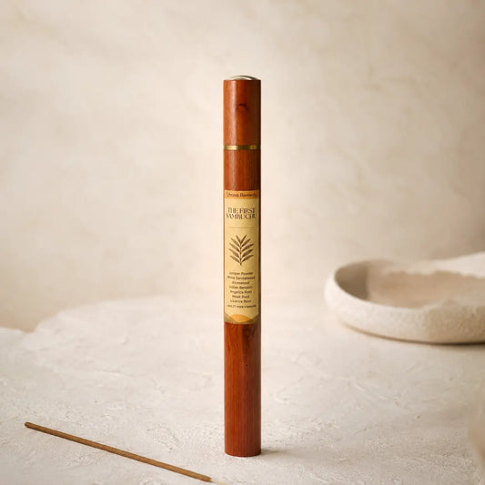 Lhasa Remedy The First Sambuchu Tibetan incense rosewood tube juniper sandalwood aloeswood product shot