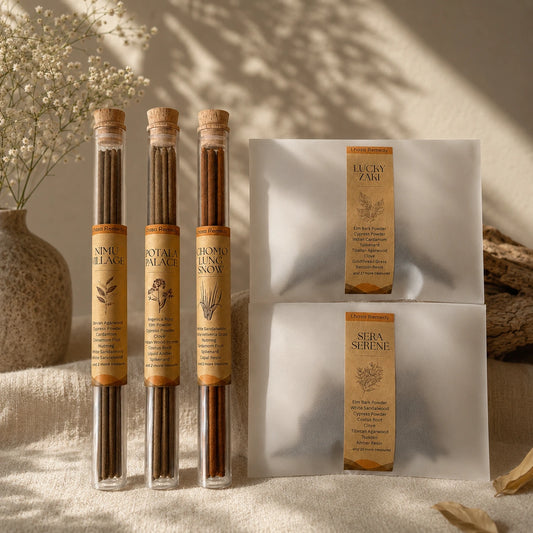 Lhasa Remedy Tibetan incense collection Nimu Village Potala Palace Chomo Lung Snow Lucky Zaki Sera Serene